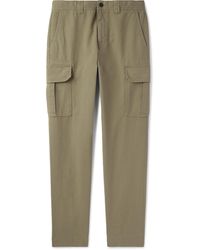 Incotex - Slim-fit Tapered Stretch-cotton Cargo Trousers - Lyst