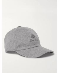 Loro Piana - Logo-embroidered Storm System Baby Cashmere Baseball Cap - Lyst
