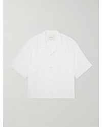 Studio Nicholson - Convertible-Collar Linen Shirt - Lyst
