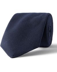 Canali - 8Cm Virgin Wool And Silk-Blend Jacquard Tie - Lyst