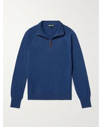 Sid Mashburn - Cotton Half-zip Sweater - Lyst