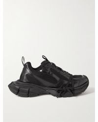Balenciaga - 3xl Distressed Mesh And Rubber Sneakers - Lyst