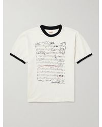 Kapital - Boro Elegy T-Shirt aus Baumwoll-Jersey mit Print - Lyst