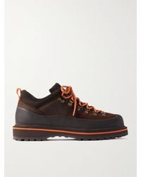 MR P. - Diemme Roccia Basso Rubber-trimmed Suede Hiking Boots - Lyst