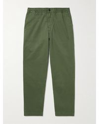 Drake's - Gerade geschnittene Hose aus Baumwolle - Lyst