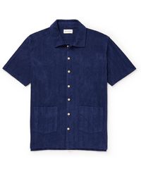 Oliver Spencer - Ribbed Cotton-terry Shirt - Lyst