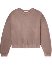 Acne Studios - Garment-dyed Cotton-jersey Sweatshirt - Lyst