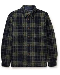 Portuguese Flannel - Checked Fleece Overshirt - Lyst