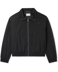 Saint Laurent - Logo-Embroidered Shell Bomber Jacket - Lyst