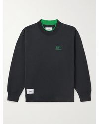 WTAPS - Sweatshirt aus Baumwoll-Jersey mit Logostickerei - Lyst