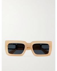 Off-White c/o Virgil Abloh - Boston Rectangular-frame Acetate And Gunmetal-tone Sunglasses - Lyst