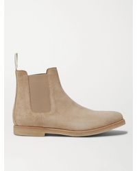 Common Projects - Chelsea Boots aus Veloursleder - Lyst