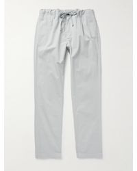Hartford - Tanker Slim-fit Straight-leg Cotton Drawstring Trousers - Lyst