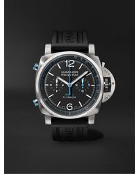 Panerai - Luminor Yachts Challenge Automatic Flyback Chronograph 44mm Titanium And Rubber Watch - Lyst