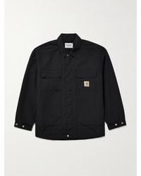 Carhartt - Liam Logo-Appliquéd Poplin Jacket - Lyst
