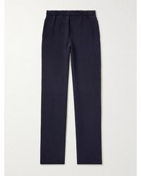 Loro Piana - Maryln Straight-Leg Linen And Silk-Blend Trousers - Lyst