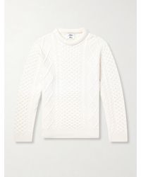 N.Peal Cashmere - Hollywood Authentic L The Kid Cable-Knit Organic Cashmere Sweater - Lyst