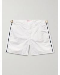 Orlebar Brown - Bulldog Mid-length Striped Swim Shorts - Lyst
