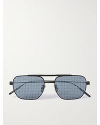 Givenchy - Gvspeed Aviator-style Metal Sunglasses - Lyst