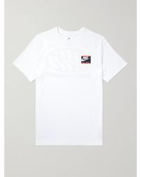 Nike - T-Shirt aus Baumwoll-Jersey mit Logoprint - Lyst