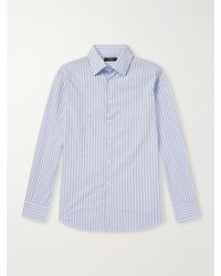 Slowear - Glanshirt Striped Cotton-Poplin Shirt - Lyst