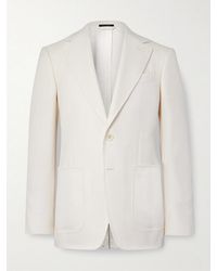 Tom Ford - Shelton Wool, Mohair, Silk And Linen-Blend Blazer - Lyst