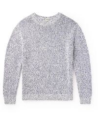Massimo Alba - Achille Ribbed Cotton Sweater - Lyst