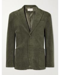 Officine Generale - Michel Cotton-Blend Corduroy Suit Jacket - Lyst