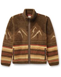 Faherty - Printed Recycled-fleece Jacket - Lyst