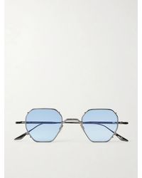Jacques Marie Mage - Verlaine Round-Frame Metal Sunglasses - Lyst