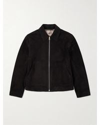 Paul Smith - Suede Blouson Jacket - Lyst