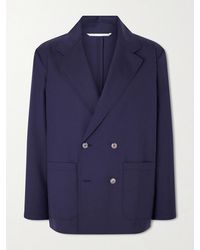 De Bonne Facture - Double-Breasted Wool Suit Jacket - Lyst