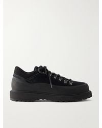 Diemme - Cornaro Gomma Suede And Rubber-Trimmed Calf-Hair Hiking Boots - Lyst