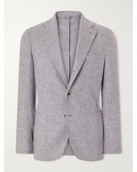 De Petrillo - Posillipo Wool And Cashmere-Blend Blazer - Lyst