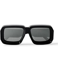 Loewe - Paula's Ibiza Dive Oversized Square-frame Acetate Sunglasses - Lyst