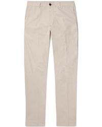 Sid Mashburn - Field Slim-Fit Tapered Garment-Dyed Cotton-Twill Trousers - Lyst