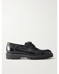 John Lobb - Tide Leather Boat Shoes - Lyst