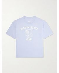 Visvim - Jumbo Printed Cotton-jersey T-shirt - Lyst