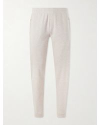 Orlebar Brown - Struma Tapered Cotton-Blend Jersey Sweatpants - Lyst