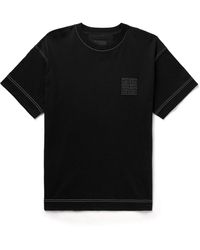 Givenchy Glow-in-the-dark Logo-print Cotton-jersey T-shirt