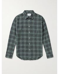 NN07 - Arne 5166 Checked Cotton-flannel Shirt - Lyst