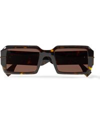 Fendi - Square-frame Tortoiseshell Acetate Sunglasses - Lyst