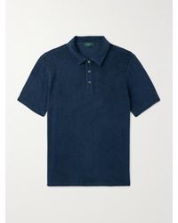 Incotex - Zanone Cotton-terry Polo-shirt - Lyst