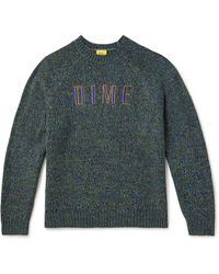 Dime - Fantasy Logo-embroidered Knitted Sweater - Lyst