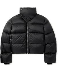 Rick Owens - Turtle Cropped Quilted Recycled Shell Down Jacket - Lyst