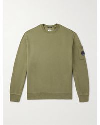 C.P. Company - Brushed Cotton-Jersey Sweatshirt - Lyst