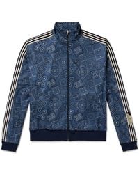 Kapital - Cookie Bandana-print Striped Shell Track Jacket - Lyst