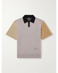 Jacquemus - Merino Wool-Blend Polo Shirt - Lyst