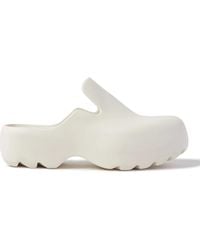 Bottega Veneta Flash Rubber Clogs in White for Men | Lyst