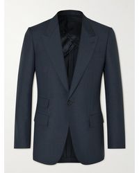 Kingsman - Slim-fit Checked Mohair And Wool-blend Suit Jacket - Lyst